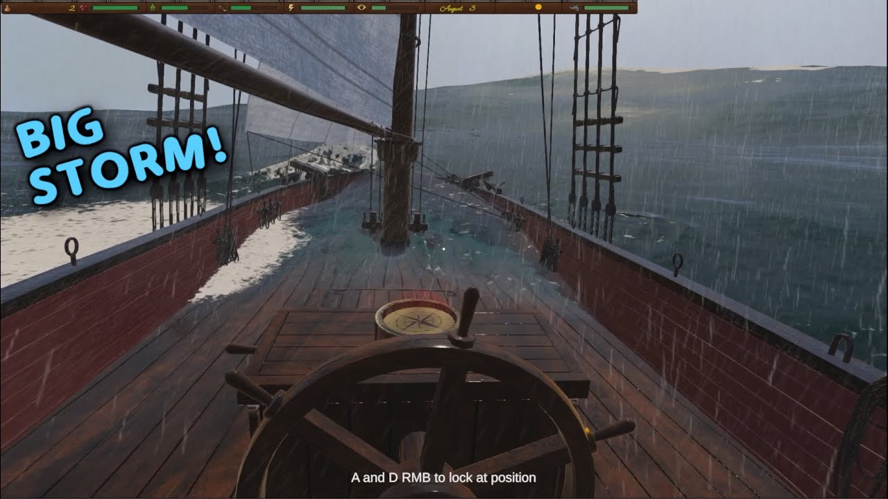Sail The Seas - INTENSE storm!