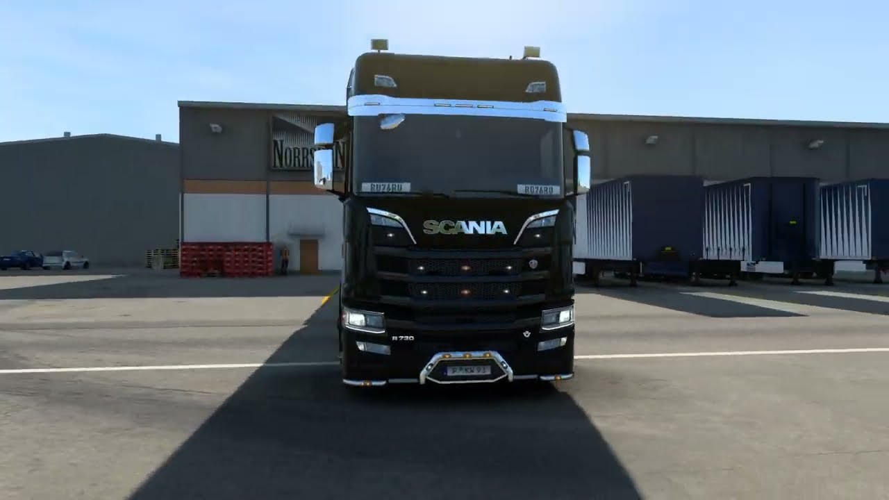 Euro Truck Simulator 2 SCANIA R730 V8 RU76RU