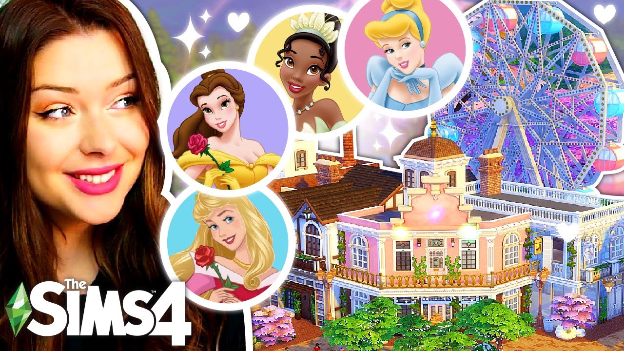 I'm Building a *functional* DISNEYLAND in The Sims 4