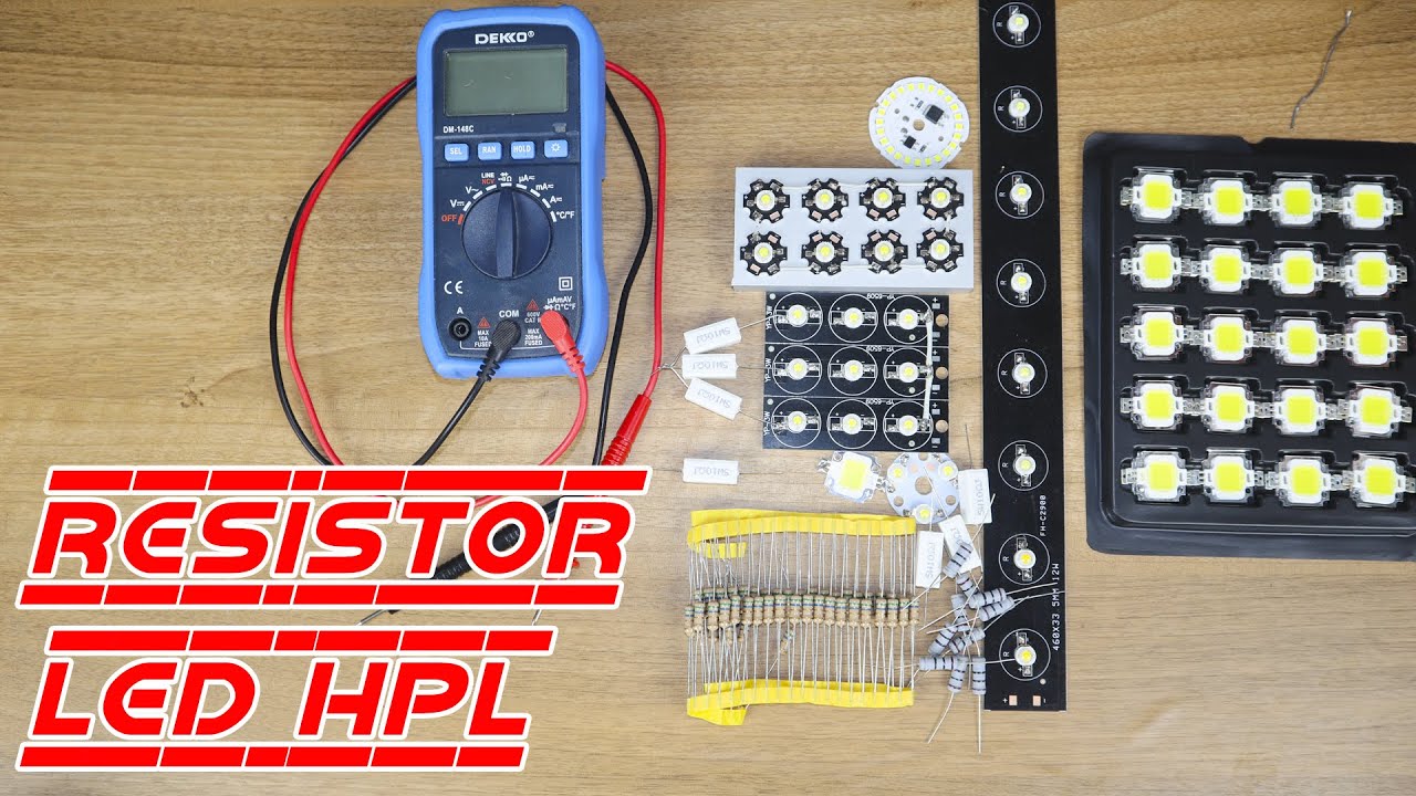 Cara Menghitung Resistor Led HPL Agar Optimal Terangnya