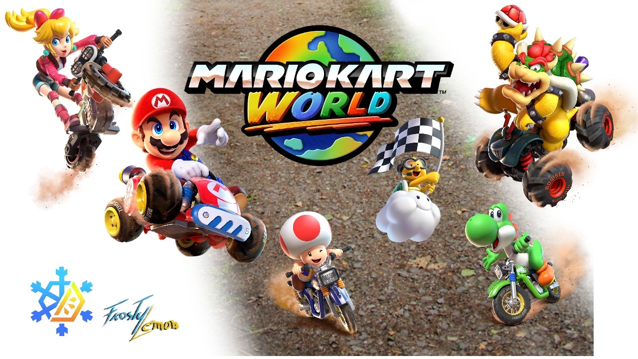 #Cozy #mariokart  MARIO KART WORLD RACES