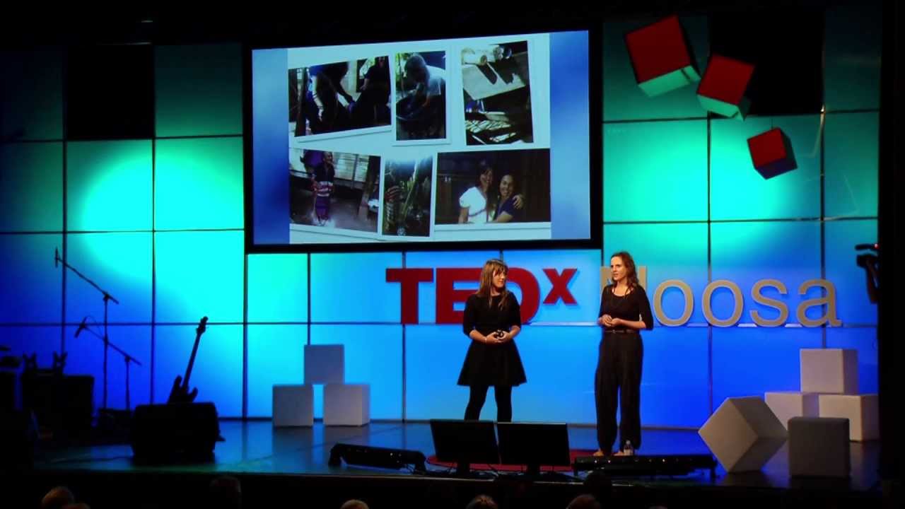 TEDxNoosa 2013 | Louise Visser and Alice Jones | One thread at a time