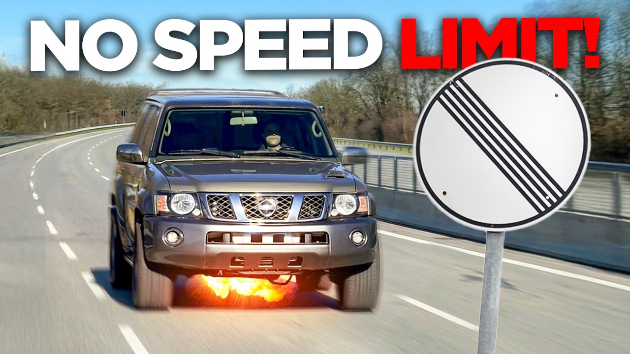 1300HP Nissan Patrol vs. German Autobahn (TOP SPEED)