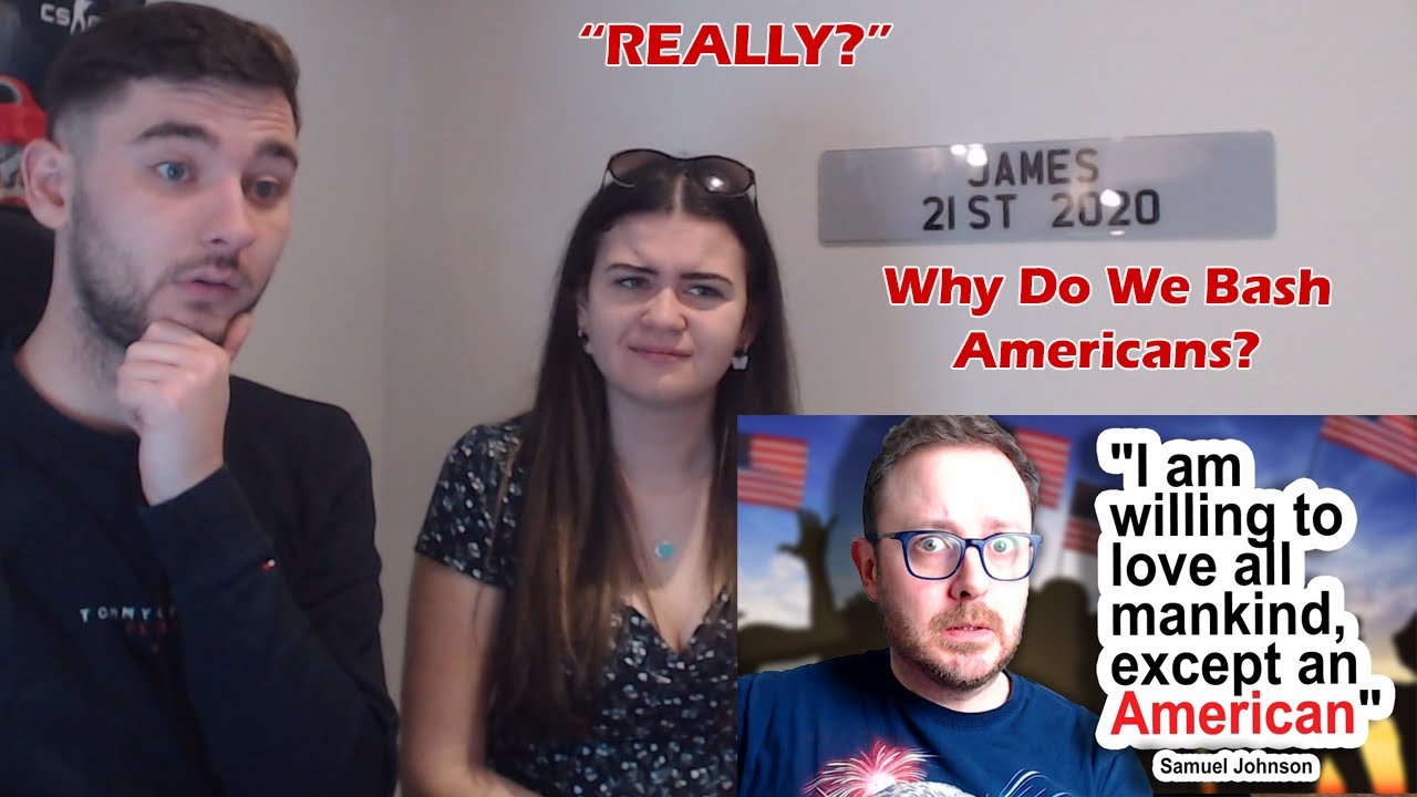 British Couple Reacts to Why Do Brits Bash Americans?