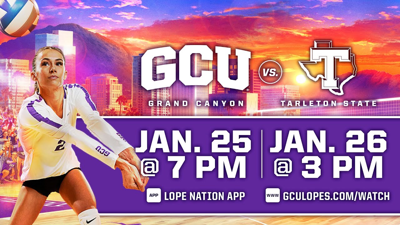 GCU Women's Volleyball vs Tarleton State  |  Jan. 26, 2021