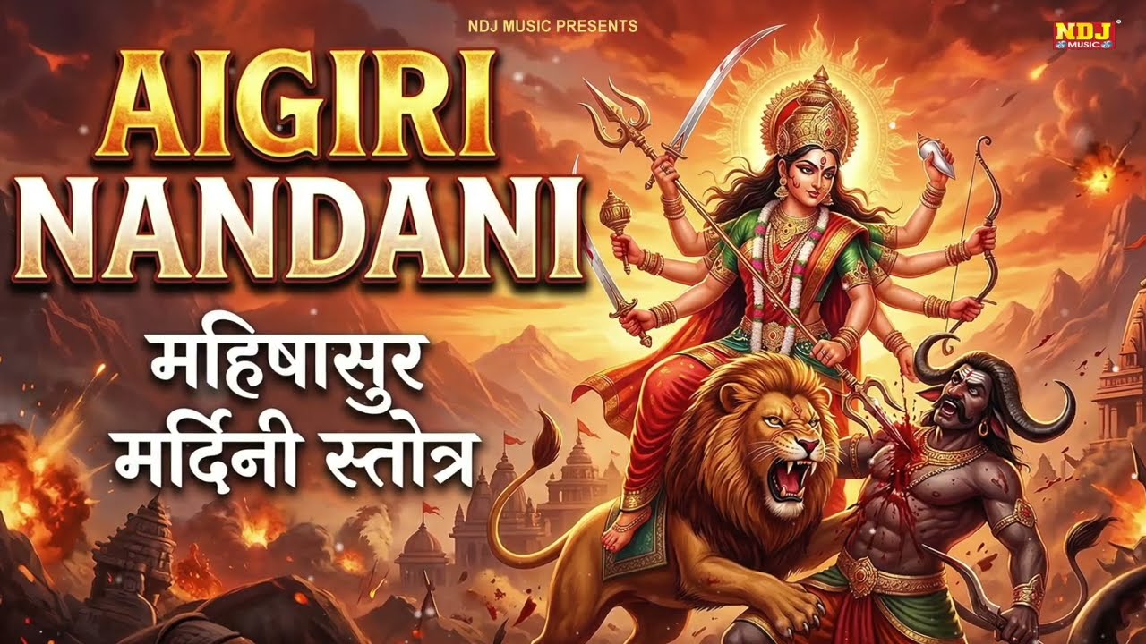 Aigiri Nandini | महिषासुर मर्दिनी स्तोत्र | Mahishasura Mardini Stotram |Navratri Special Devi Stuti