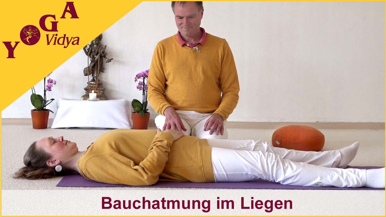 Bauchatmung im Liegen &ndash; Pranayama Atem&uuml;bung f&uuml;r Entspannung und Zentrierung