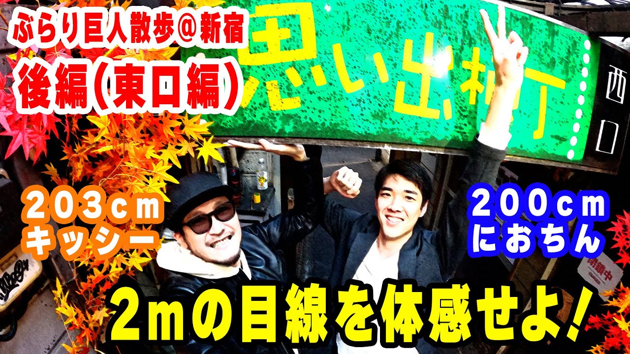 ぶらりきょじんさんぽ 新宿後編～高身長向上委員会 vol.11～