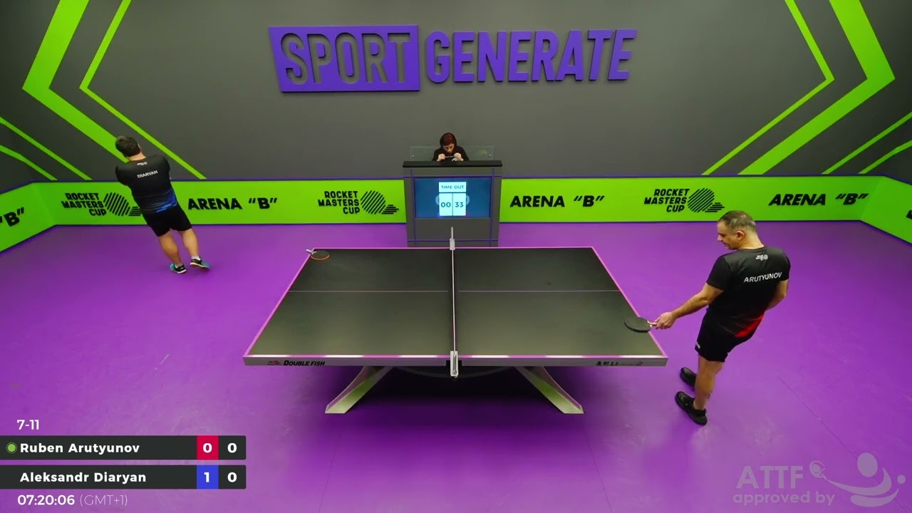 Table Tennis | R.Arutyunov - A.Diaryan | 22.01.2026 07:15 (CET) | RMC 34309105