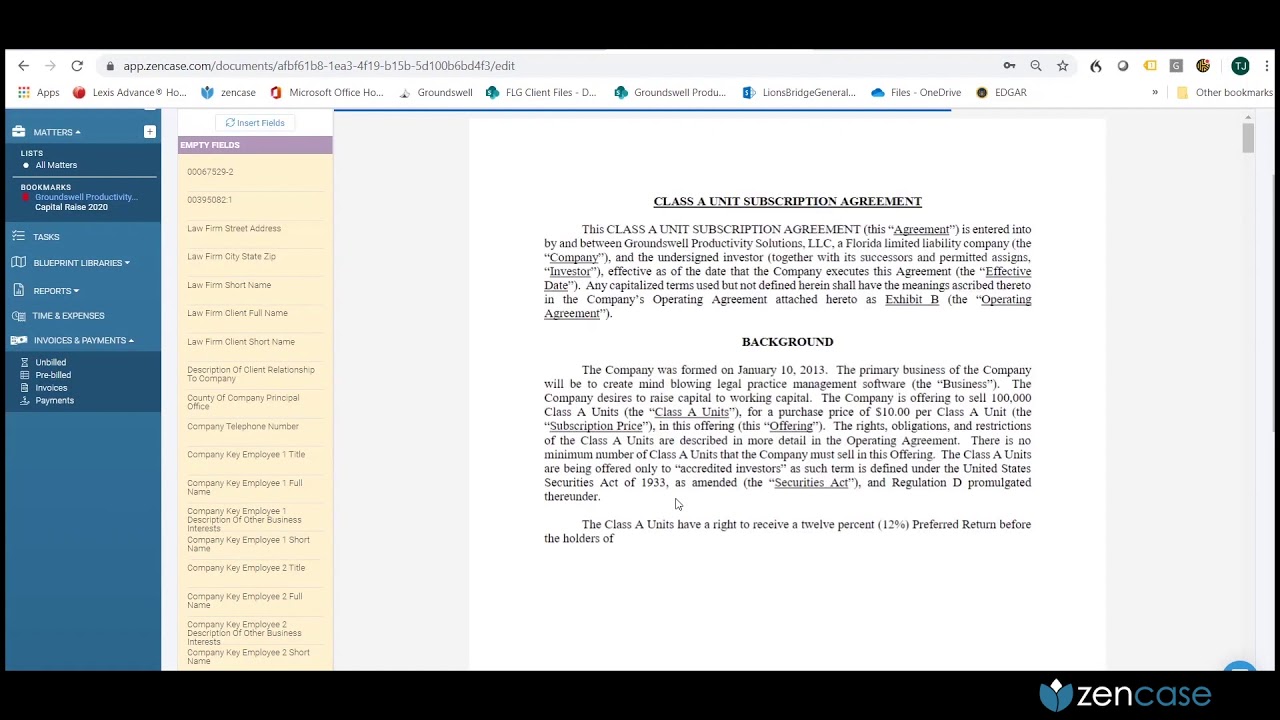 Zencase introduction - (LAWYER MANAGEMENT SOFTWARE) - Manage Complex Litigation and Legal Matters