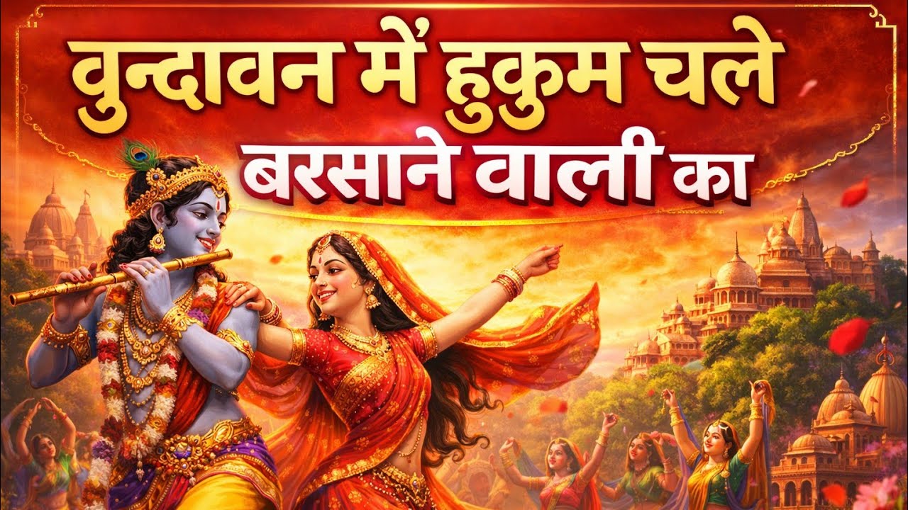 वृन्दावन में हुकुम चले बरसाने वाली का Vrindavan Mein Hukum Chale Barsane Wali Ka - Radha Rani Bhajan