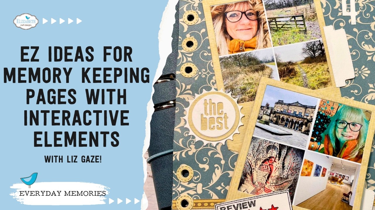 Easy Ideas for Memory Keeping Pages with Interactive Elements