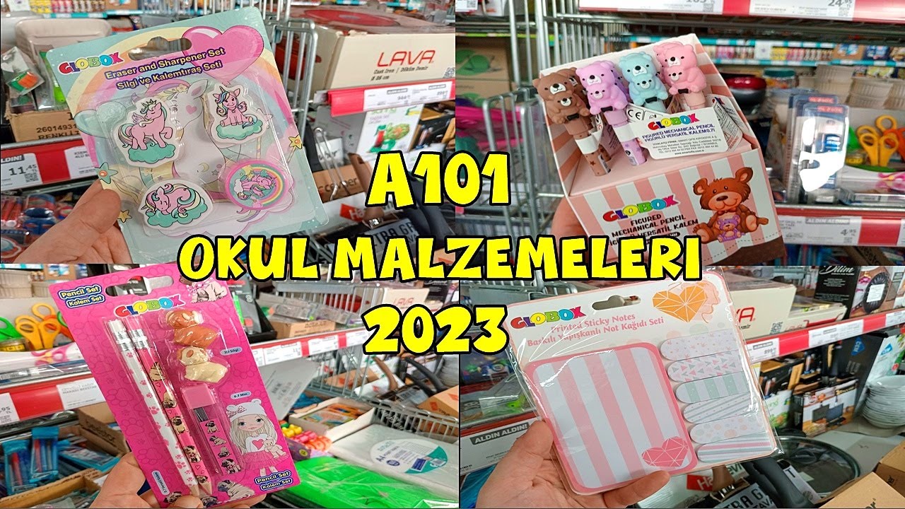 A101 OKUL MALZEMELERİ GELDİ🔔2023 2024 OKULA DÖNÜŞ A101 OKUL ALIŞVERİŞİ BACK TO SCHOOL