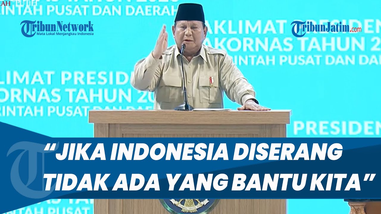 Prabowo Serukan RI Harus Berdikari: Jika Indonesia Diserang, Nobody is Going to Help Us
