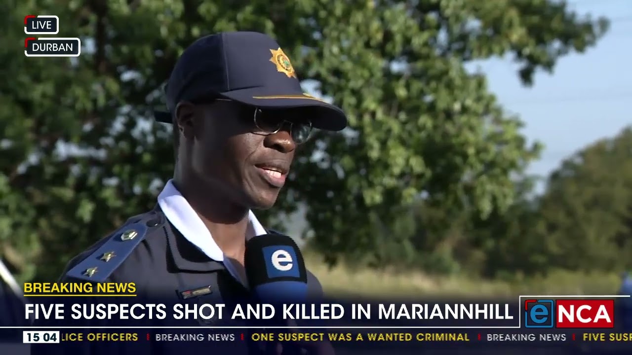 Five suspects shot and killed in Mariannhill, KZN