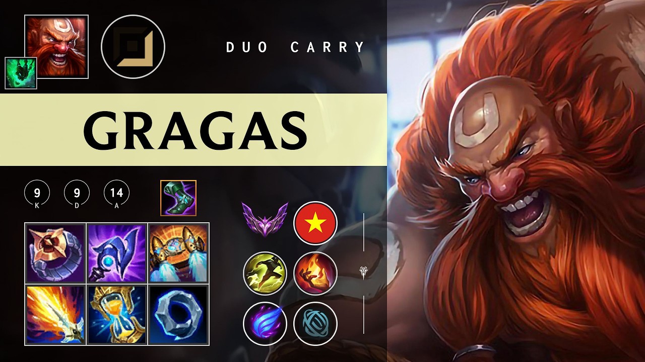 Gragas Carry vs Jinx - VN Master Patch 26.03