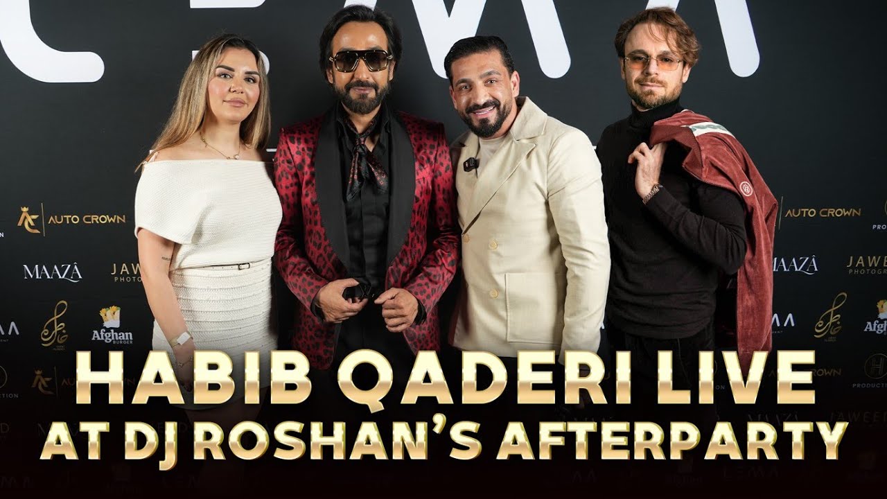 VLOG 57 Habib Qaderi Live to DJ Roshan’s Afterparty | Parwiz Parisa |
