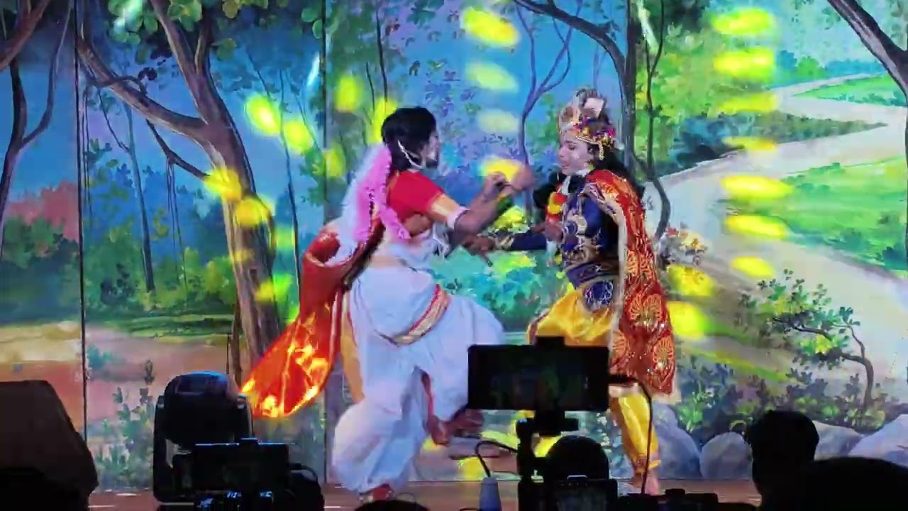 हौशी कलाकार नमन मंडल गोळवली (राधा कृष्ण गीत)