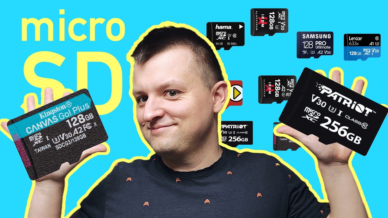 Przetestowałem 8 KART PAMIĘCI! Która karta Micro SD najlepsza?