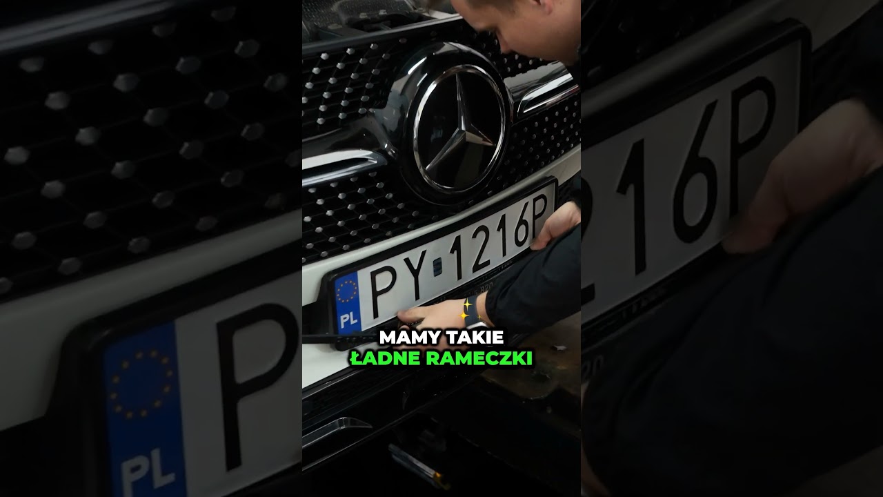 &bdquo;Ramka na rejestrację z BMW w Mercedesie? 😅Spokojnie &mdash; już naprawione!Teraz wszystko gra jak należy