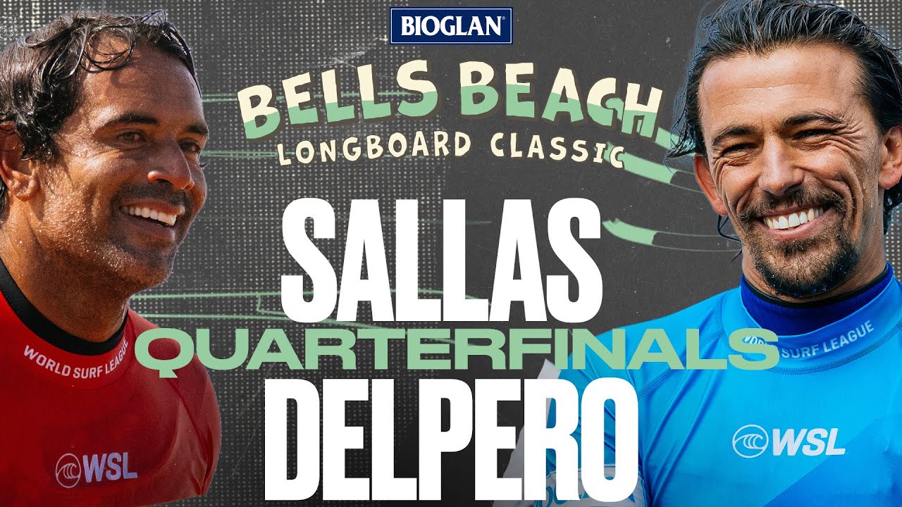 Kai Sallas vs. Edouard Delpero | Bioglan Bells Beach Longboard Classic - Quarterfinals
