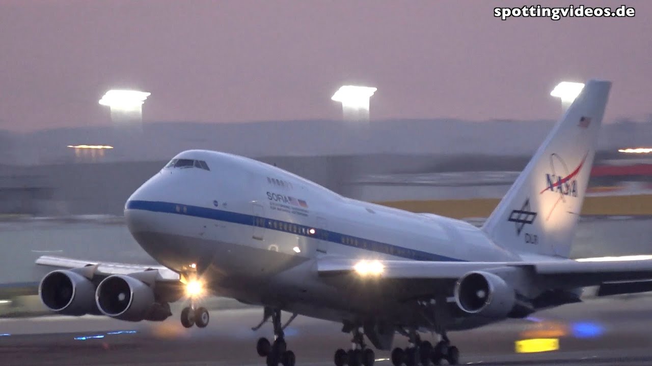 B747SP NASA/DLR SOFIA Takeoff - CGN - 2021-02-23