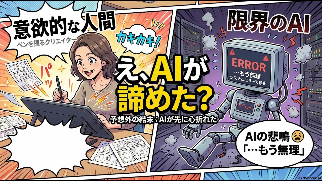 え！AIが諦めた？！~先に心折れたAI~