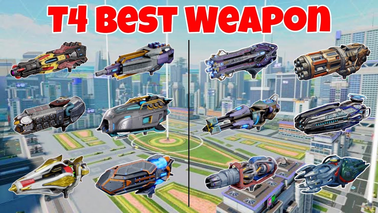 WR🔥 T4 Best Weapon Titan Weapon Comparison ||WAR ROBOTS||