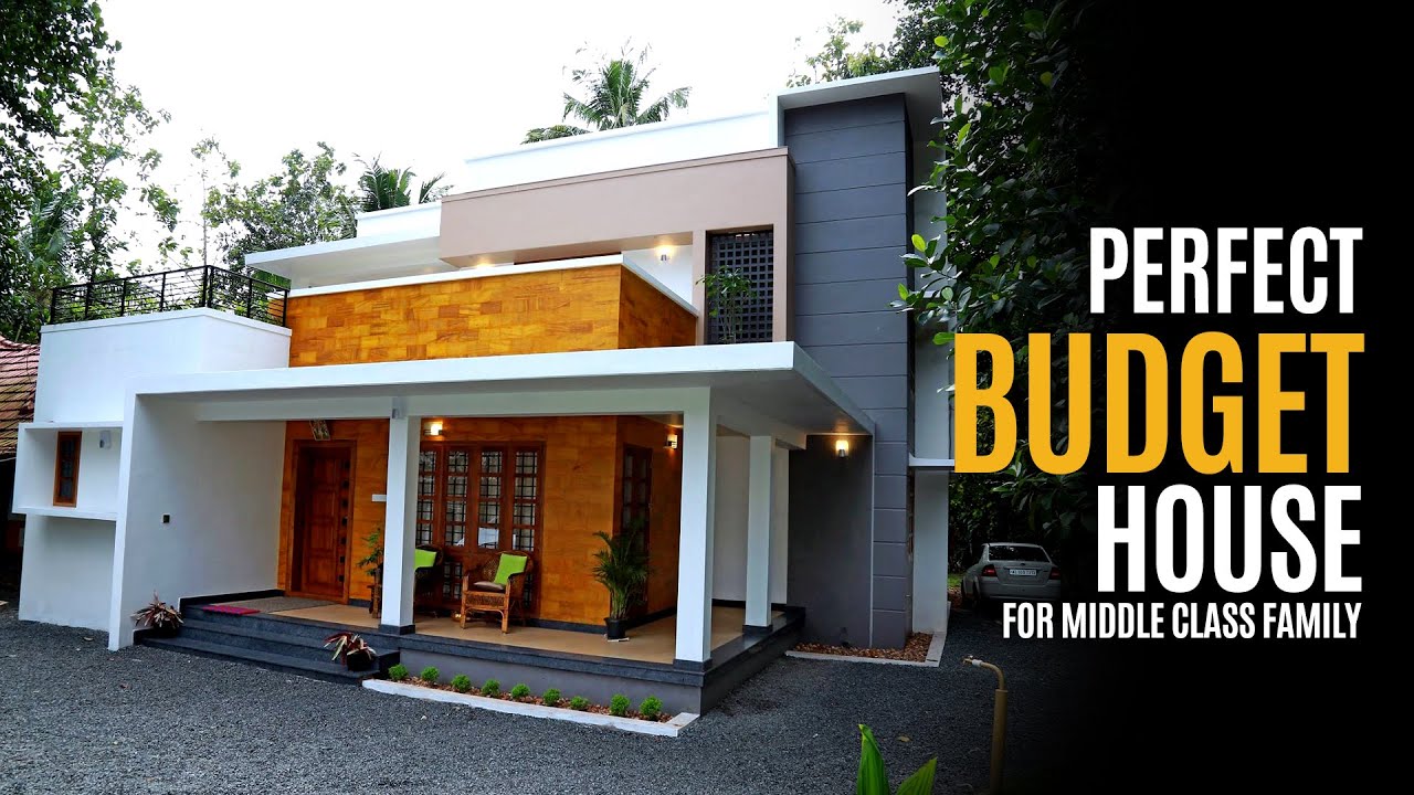 Modern Budget House For Middle class  | 2200 Sqft Kerala Contemporary Home | Planet Architecture