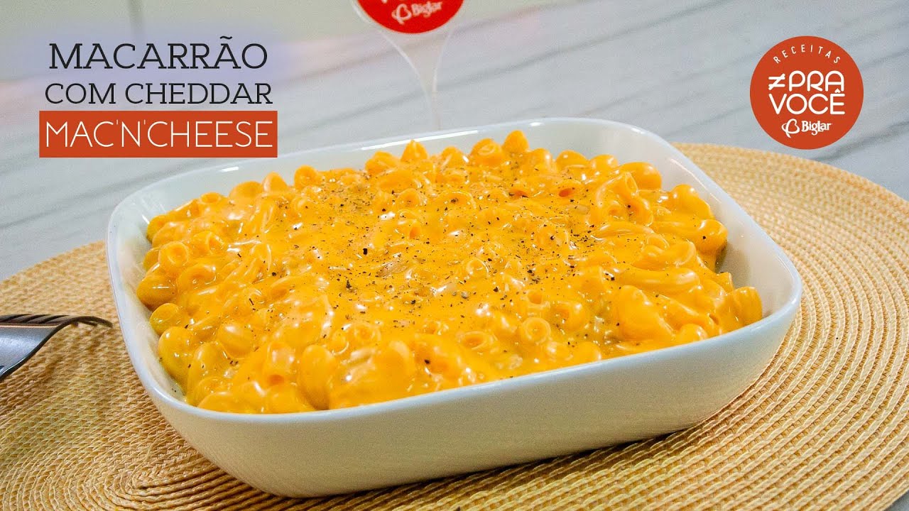 Macarrão com Cheddar - Mac’N'Cheese | Receitas ≠ Pra Você