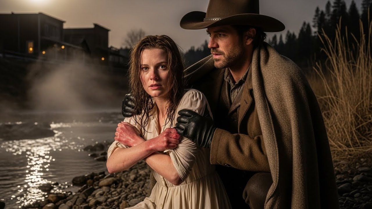 He Found Her Scrubbing Her Arms Raw In The Creek At Night, The Cowboy Wrapped A Blanket Around Her
