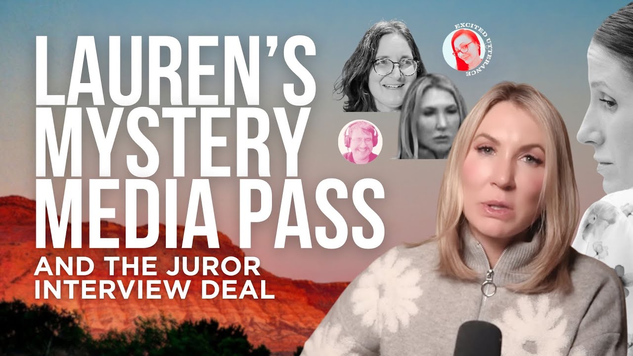 How Lauren got that media pass into the Kouri Richins trial + how the juror interview is connected!