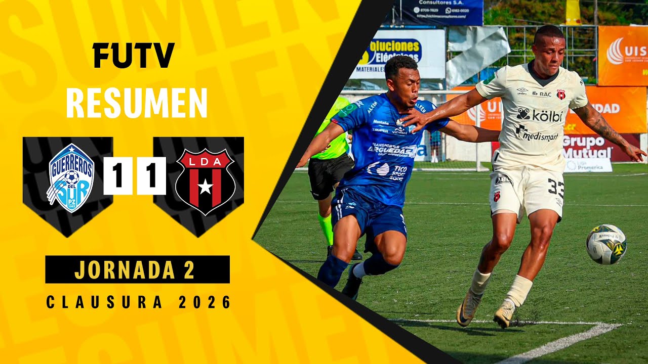Resumen: P&eacute;rez Zeled&oacute;n 1-1 Alajuelense / Clausura 2026