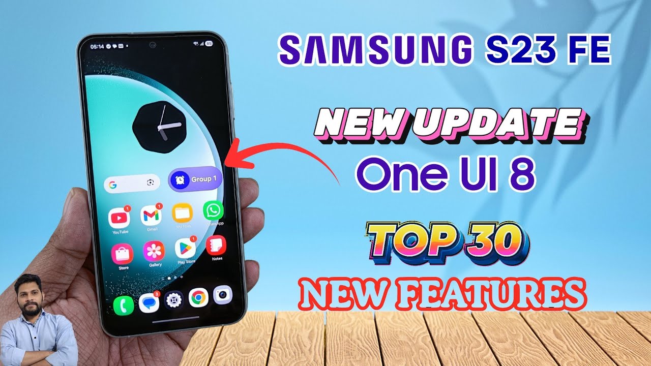 Samsung Galaxy S23 FE 5G: официальное обновление One UI 8. Топ-30 новых функций