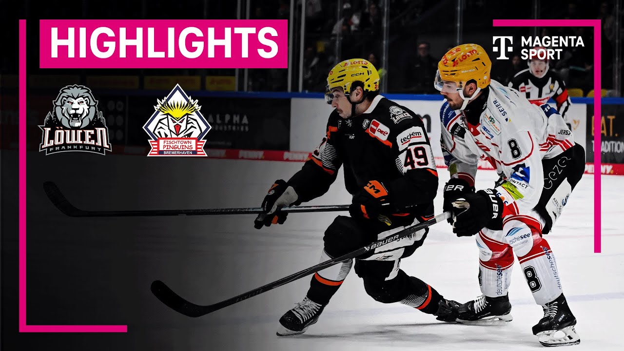 Löwen Frankfurt - Pinguins Bremerhaven | PENNY DEL | MAGENTA SPORT