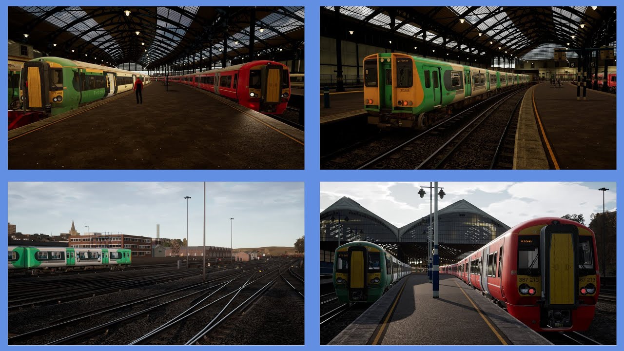 Train Sim World 2 - Rush Hour | London Commuter - Trainspotting at Brighton station
