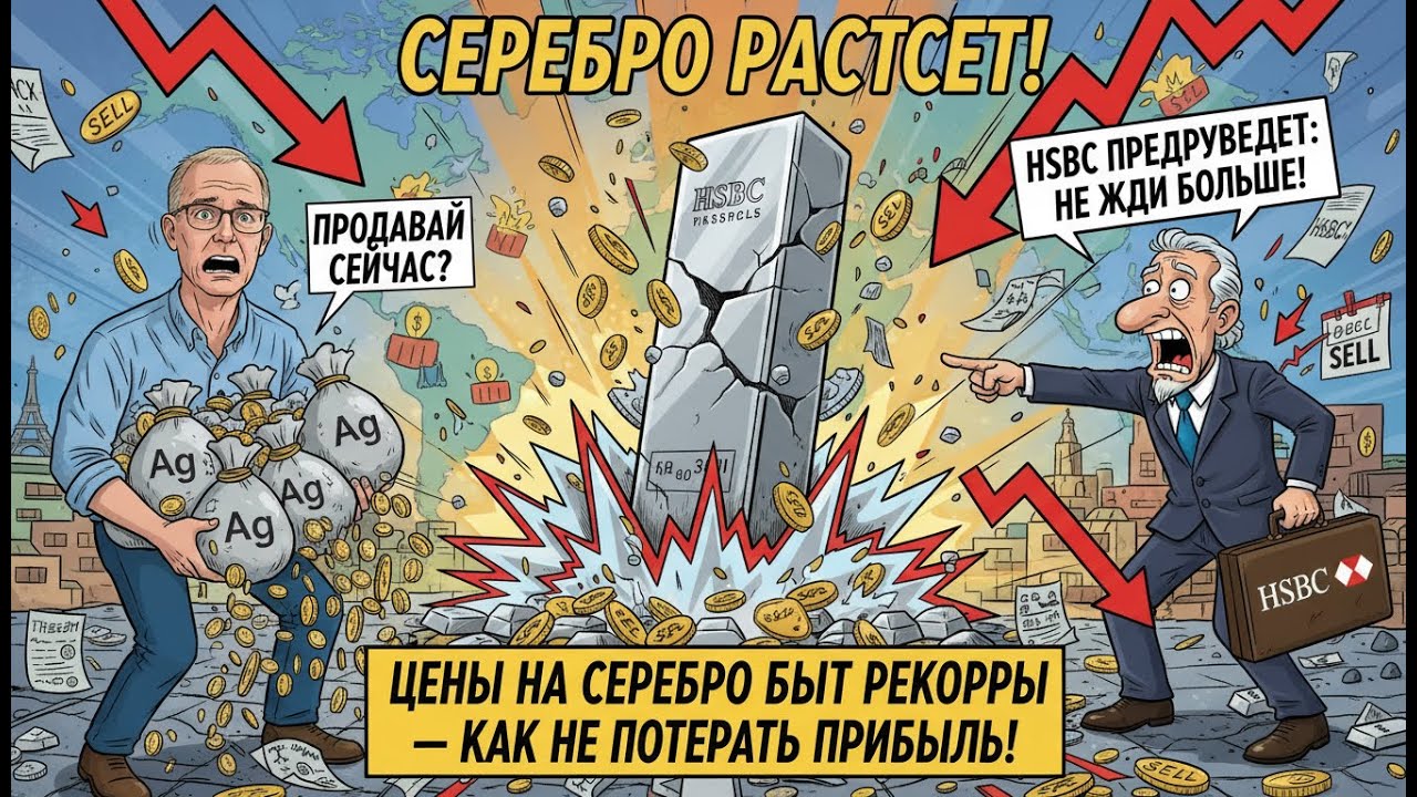 Прогноз цен на серебро: HSBC рекомендует фиксировать прибыль, пока сохраняется позитивная динамика