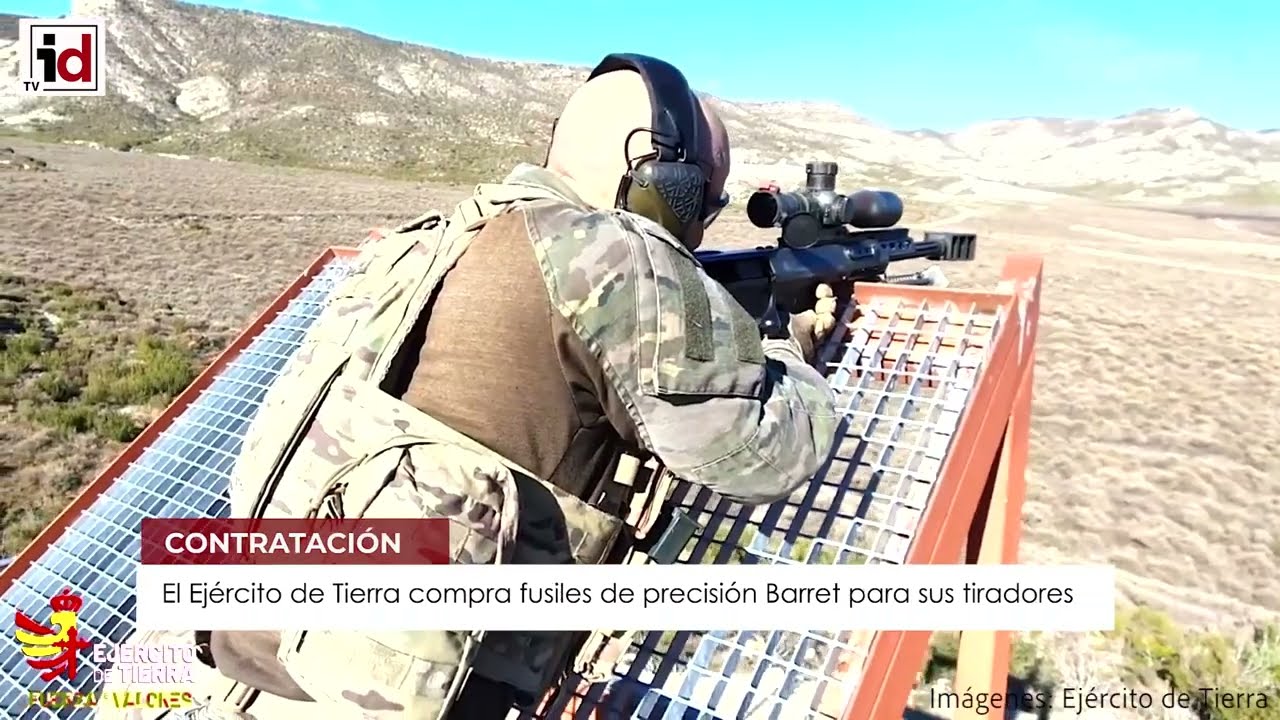 El Ej&eacute;rcito de Tierra compra fusiles de precisi&oacute;n Barret para sus tiradores