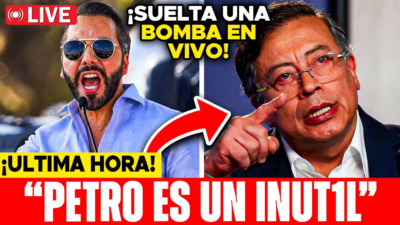 💥¡¡SIN PIEDAD!! BUKELE DESTROZÓ A PETRO Y SE BURLÓ DE SU FRACASADO MODELO DE “PAZ TOTAL”