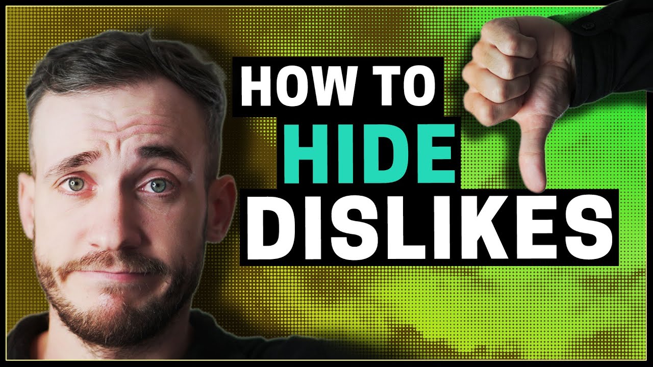 How to hide dislike on youtube videos and why you should NOT do it