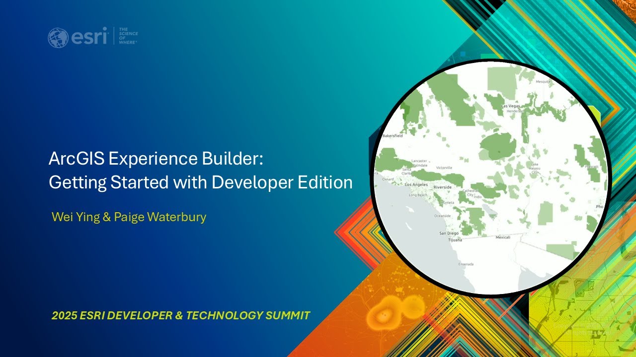 ArcGIS Experience Builder: Getting Started with Developer Edition
