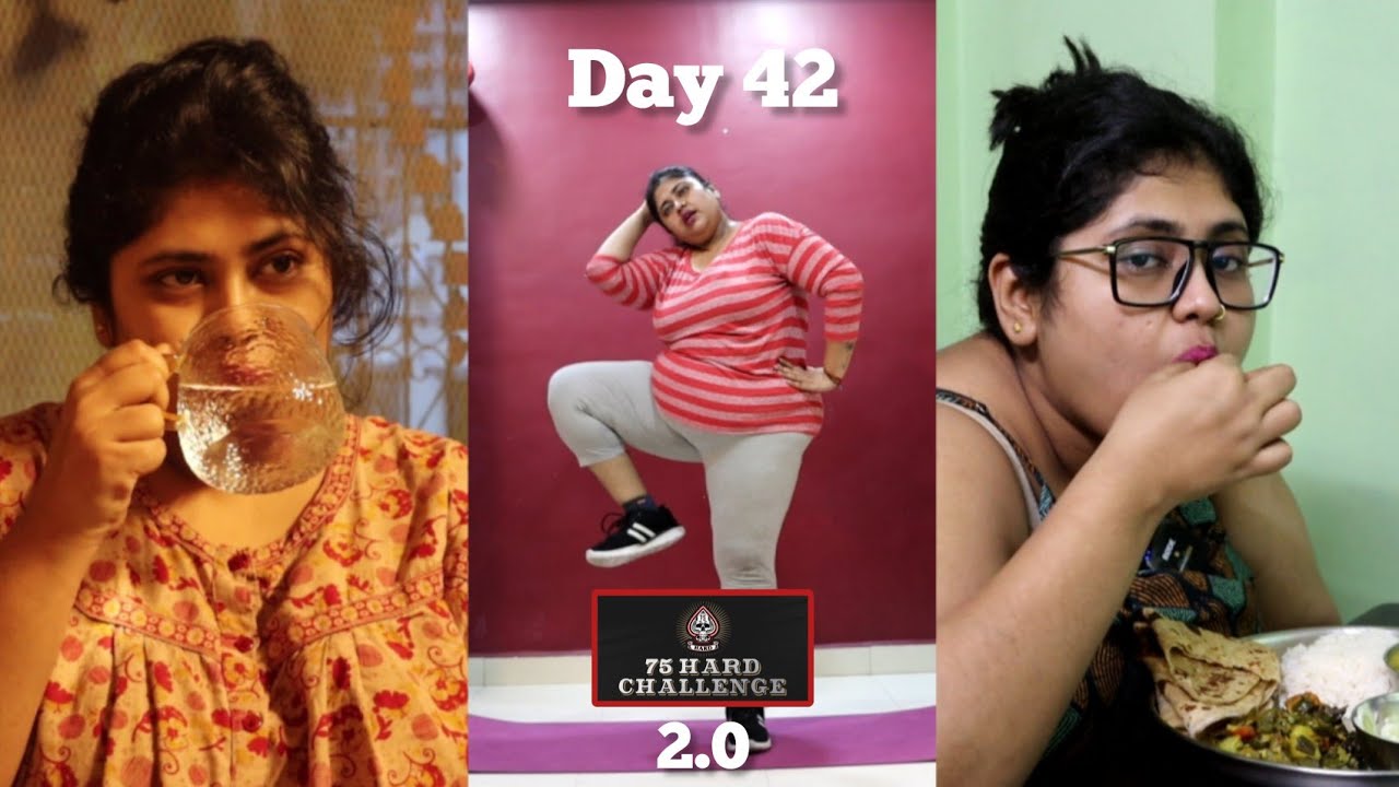 Day 42 of #75hardchallenge 2.0🔥 #rohinibg #teddians #weightloss #journey #selfcare