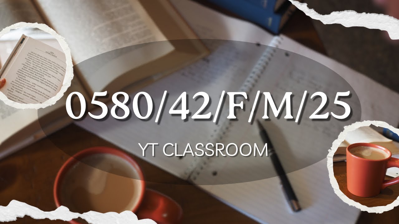 0580/42/F/M/25 | IGCSE MATHEMATICS 0580 PAPER 42 FEB MARCH 2025 | #igcse | #YTClassroom