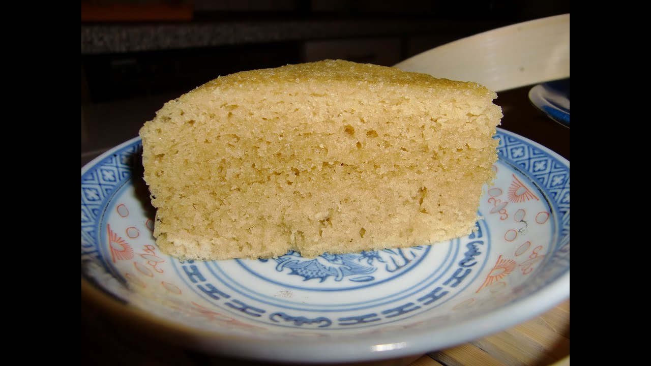 Cantonese steamed sponge cake ( Ma Lai Go ) Dim Sum  馬拉糕