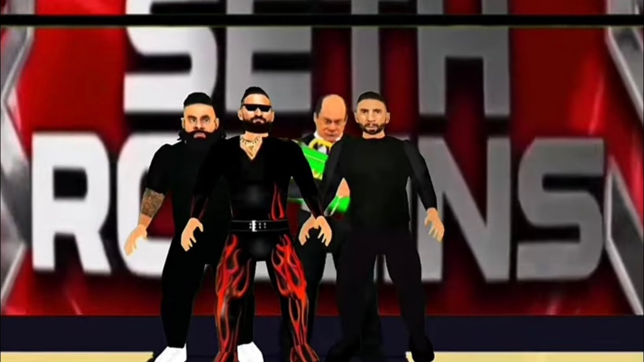 TOTAL CHAOS Seth Rollins interferes and gets taken out by John Cena and CM Punk (Wrestling Empire)