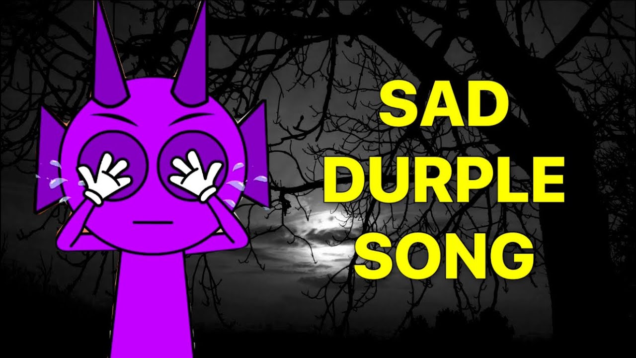 Sad Sprunki Durple Song Animated Music Video