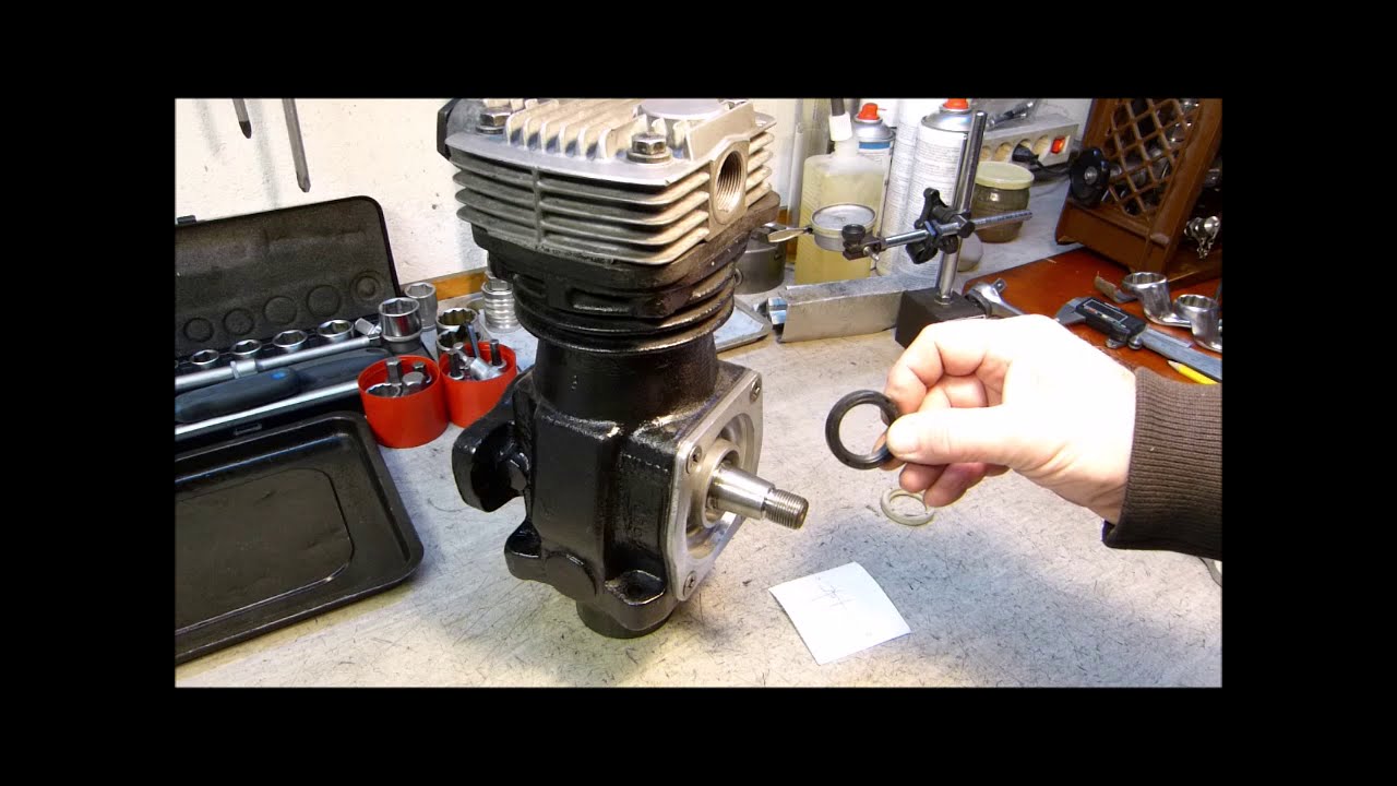 Kompressor aus Unimog 421 reparieren Teil 3