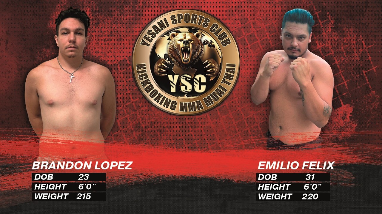 Yesani-1.Brandon Lopes vs Emilio Felix