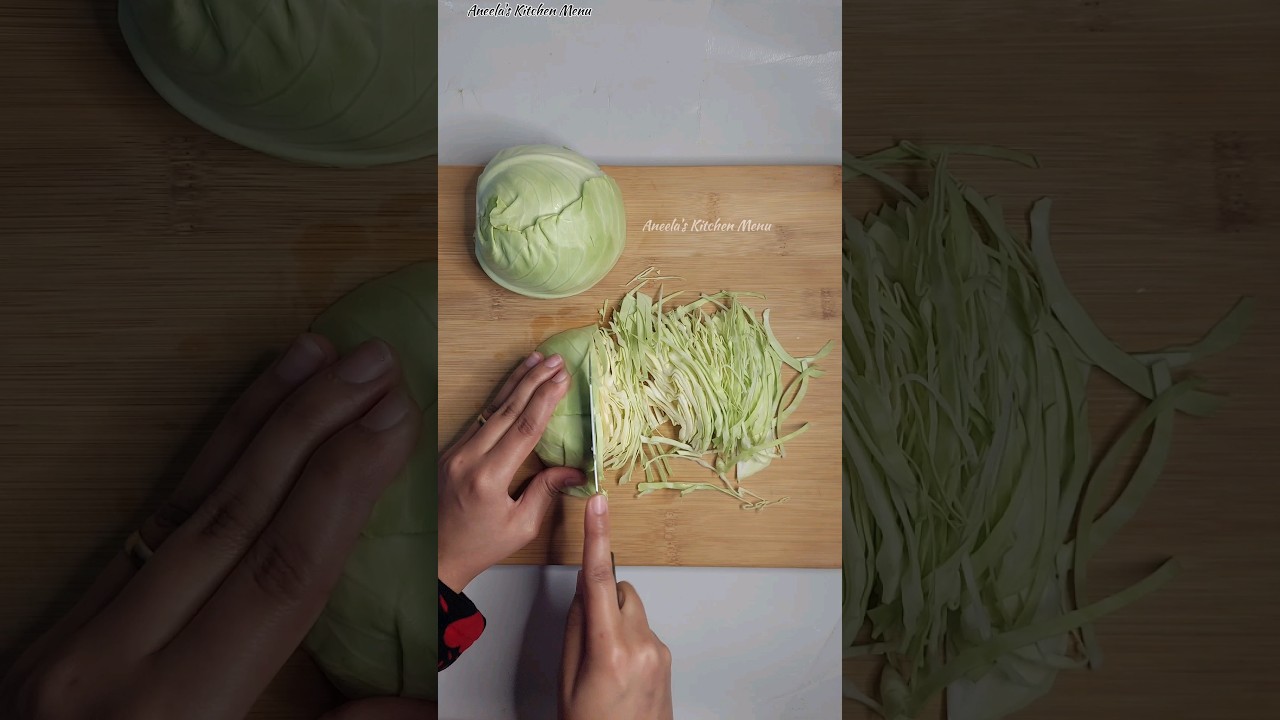 Cabbage Cutting Ideas | Carving Cabbage very Fast #shorts #viral