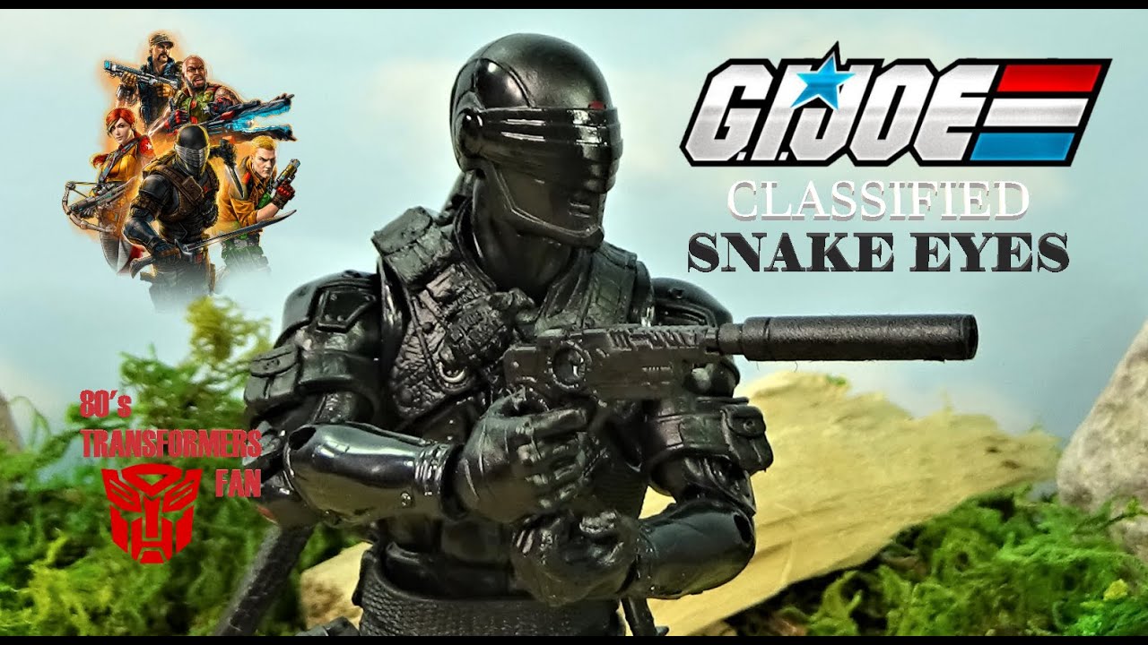 G I  JOE CLASSIFIED 02 SNAKE EYES TOY REVIEW